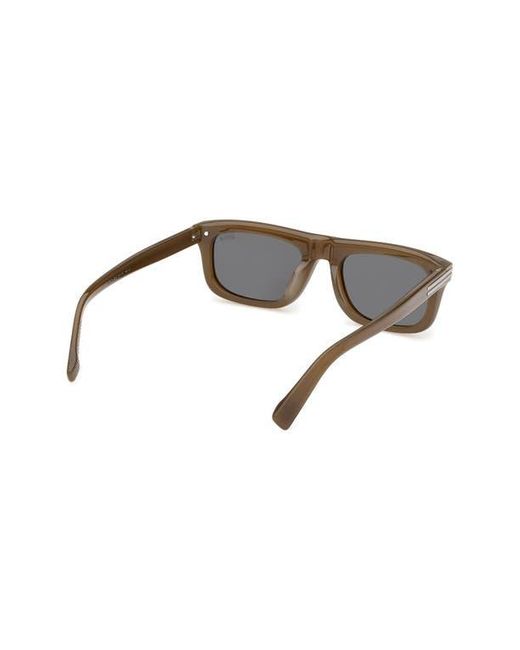 Zegna Multicolor 55Mm Rectangular Sunglasses for men
