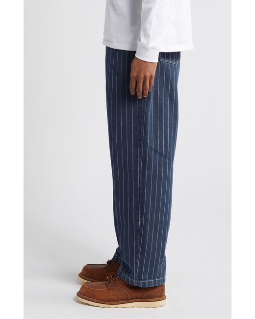 Carhartt Blue Orlean Stripe Jeans for men