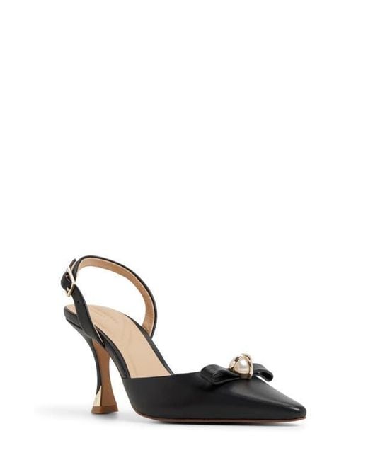 Ted Baker Black Sienna Slingback Pointed Toe Pump