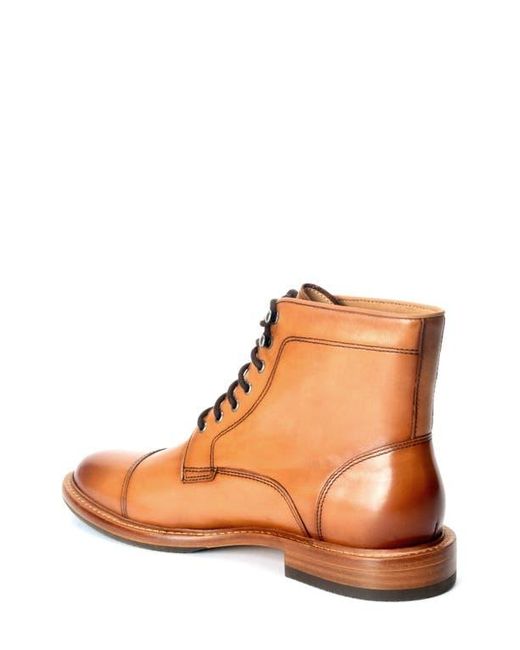Warfield & Grand Brown Ballast Cap Toe Lace-Up Boot for men