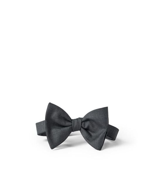 Brunello Cucinelli Gray Bowtie for men