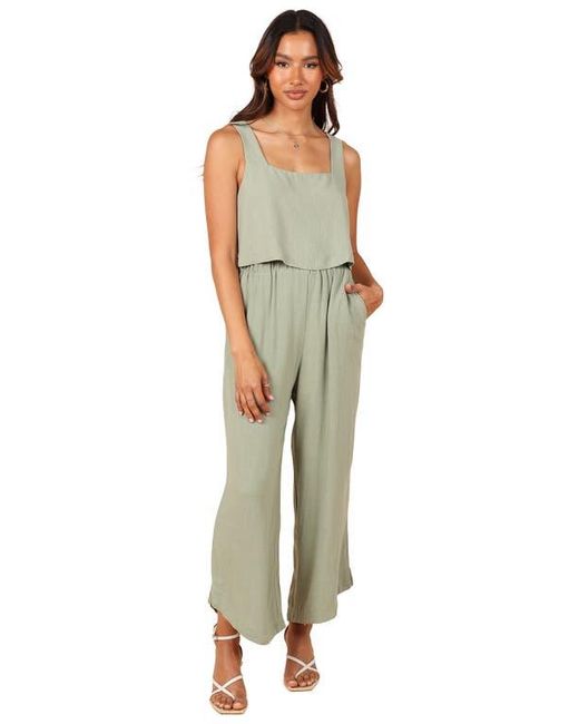 Petal & Pup Green Eleanor Wide Leg Linen Pants