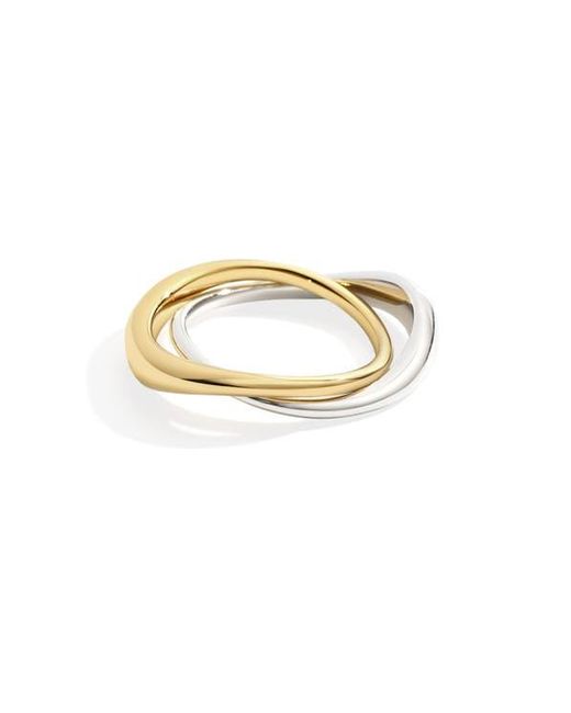 Mint & Lily White Organic Stacking Ring Set