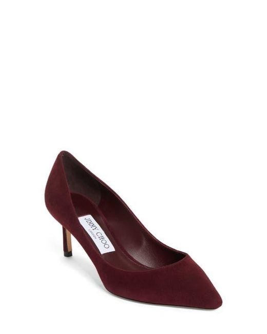 Jimmy Choo Purple Romy Pointed Toe Pump