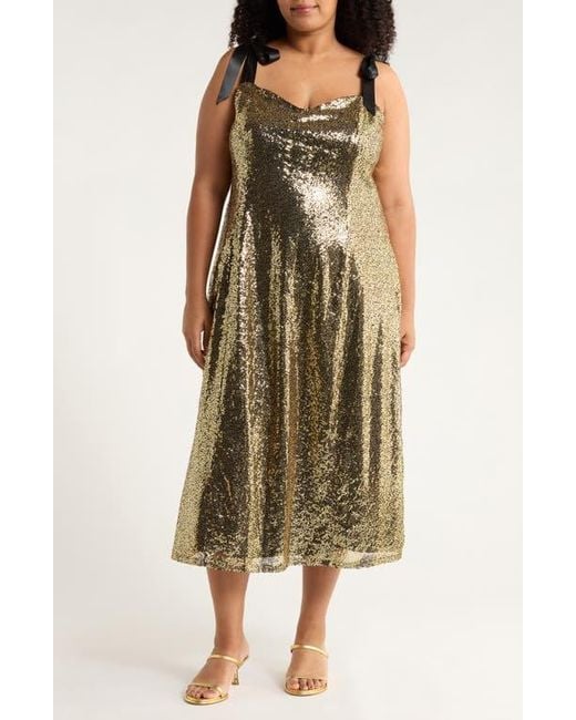 sage green tennis dress Sporty & Rich Green 'SRC' Dress main image 1