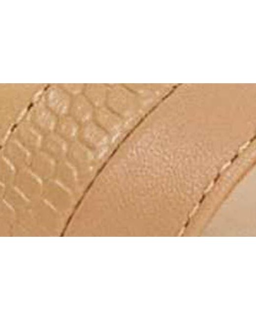 Dune Natural Jaycie Ankle Strap Sandal