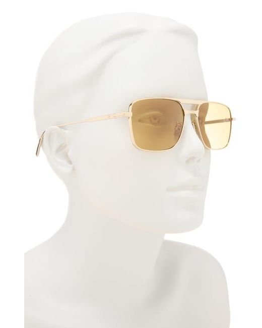 Dior Metallic Blacksuit S17U 54Mm Rectangular Sunglasses for men