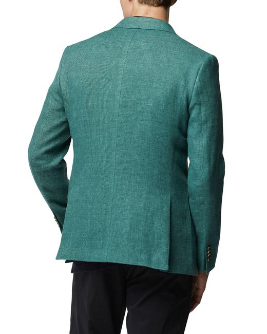 Rodd & Gunn Green The Cascades Virgin Wool & Linen Sport Coat for men