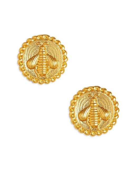 Karine Sultan Metallic Stud Earrings