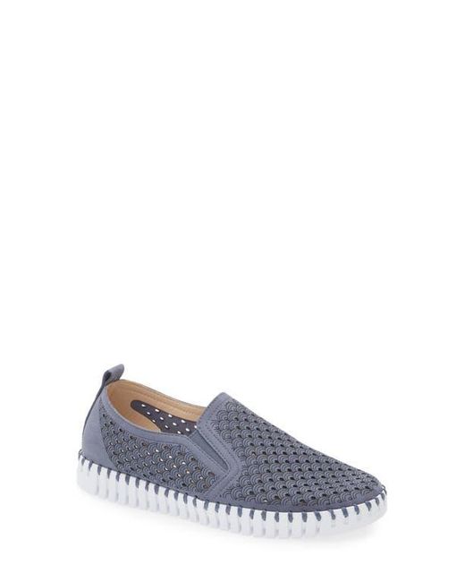 Ilse Jacobsen Blue Tulip Slip-On Sneaker