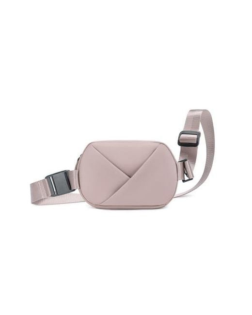 Lux and Nyx Pink Origami Sling Bag And Belt Bag For