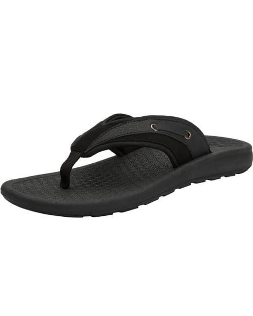 Kingsize Black Island Flip Flops for men