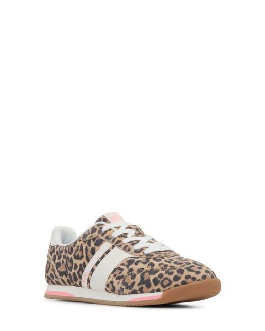 Keds Gray Revival Leopard Print Sneaker
