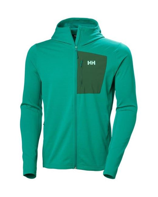 Helly Hansen Men's Green Versalite Fleece Hooded Jacket