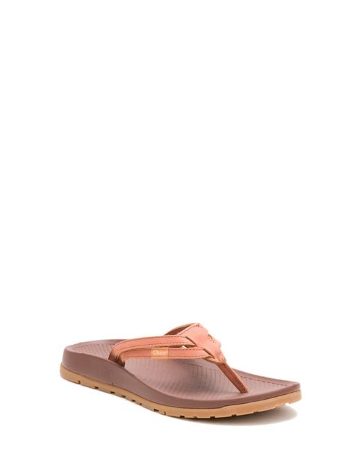 Chaco Pink Lowdown Flip Flop