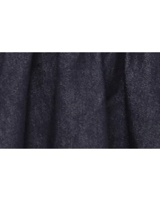 Avec Les Filles Blue Long Sleeve Denim Minidress