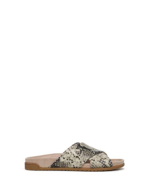 Vionic Gray Etna Crossover Slide Sandal