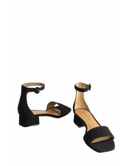 Bernardo Black Jalena Ankle Strap Sandal