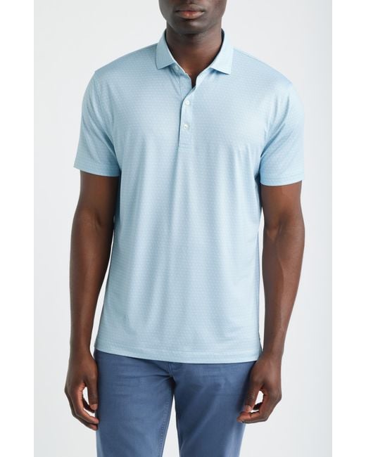 Johnnie-o Blue Robson Performance Polo for men