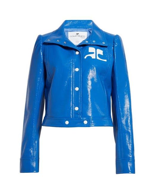 Courreges Blue Re-Edition Vinyl Jacket