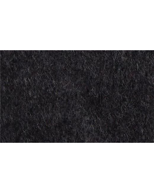 Marni Black Double Splittable Virgin Wool & Mohair Blend Coat