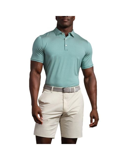 Rhone Green Drive Time Performance Polo for men