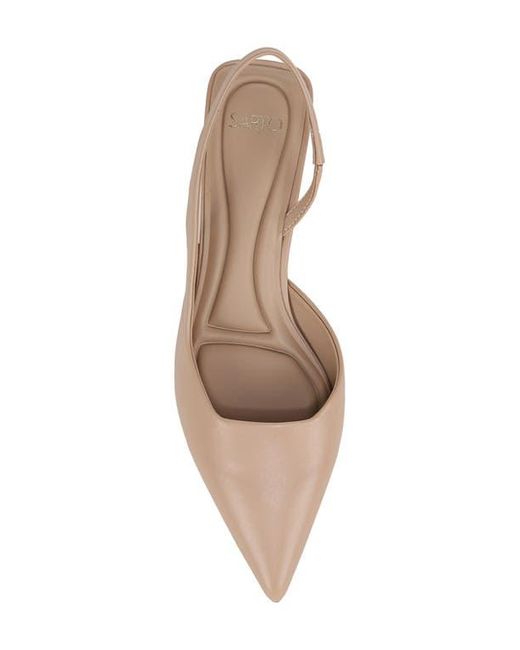 Sarto Pink Devin Pointed Toe Slingback Pump