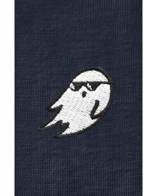 Alix Blue Ghost Mode Jersey Relaxed Tee