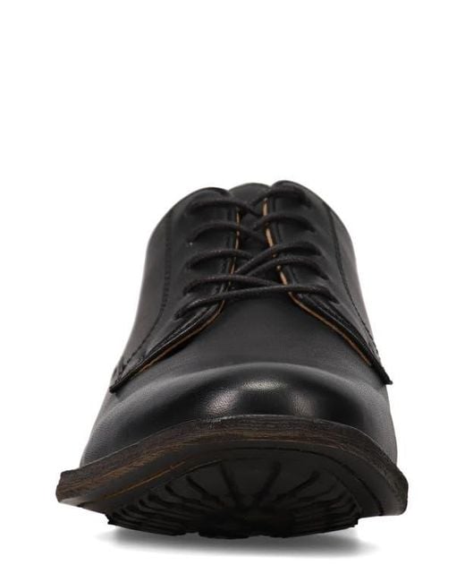 Frye Black Timeless Plain Toe Flex Derby Shoes for men