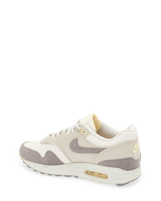 Nike White Air Max 1 Premium Sneaker for men