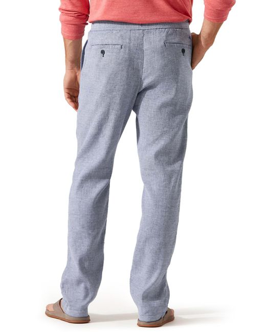 Tommy Bahama Beach Coast Stretch Linen & Cotton Pants in Blue for Men ...
