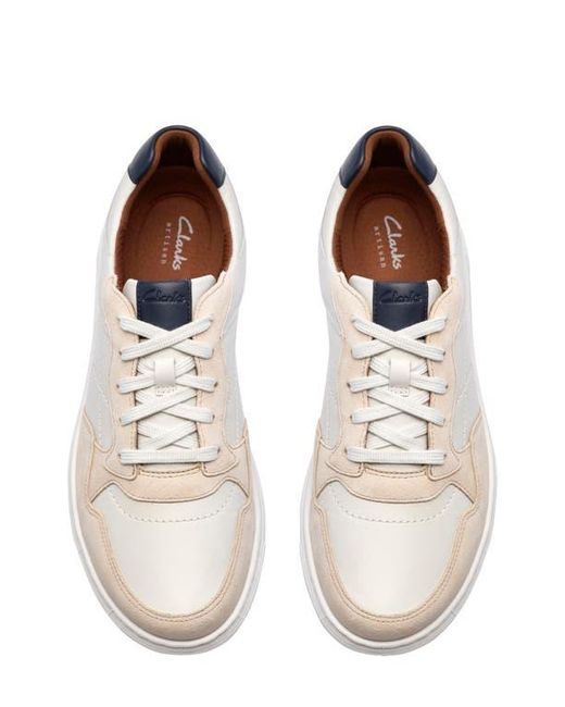Clarks White Mapstone Sport Sneaker for men