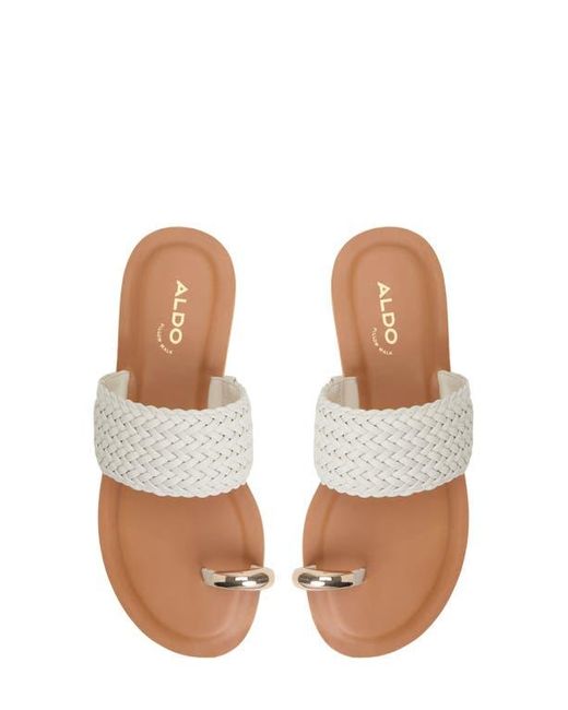 ALDO White Beachwalk Slide Sandal