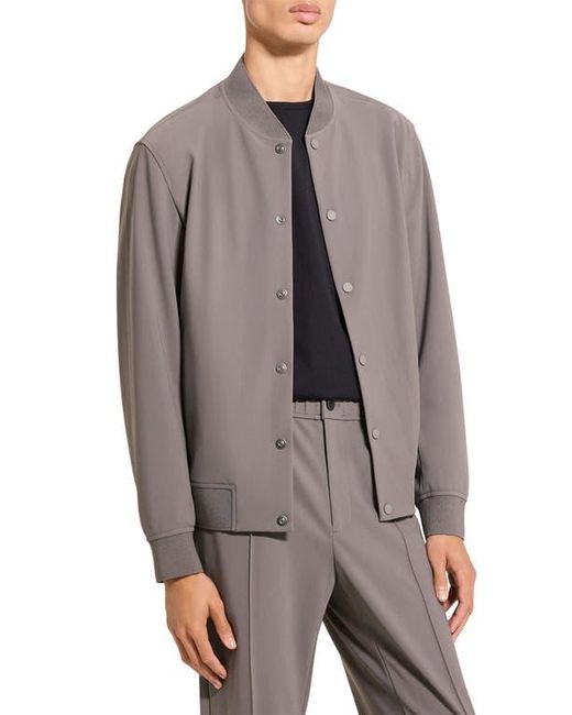 Theory Gray Murphy Precision Bomber Jacket for men