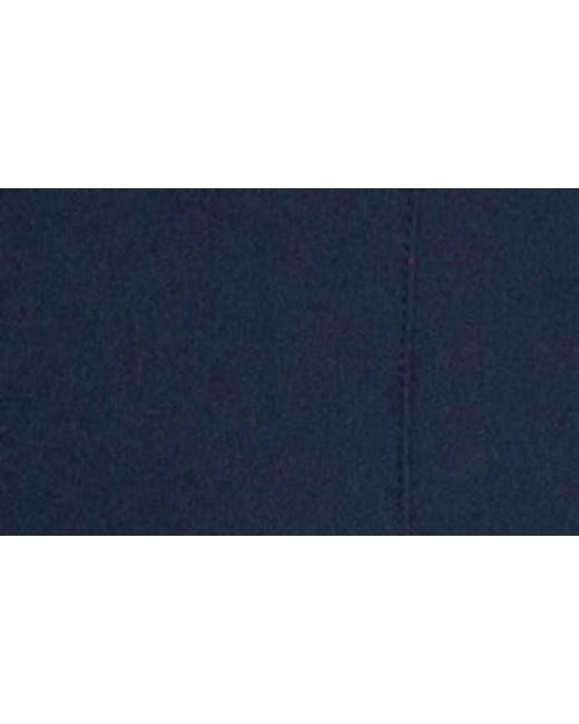 Apny Blue Split Hem Pull-On Crop Slim Pants