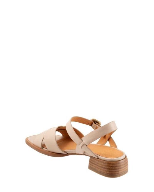 EOS FOOTWEAR Natural Tega Ankle Strap Sandal