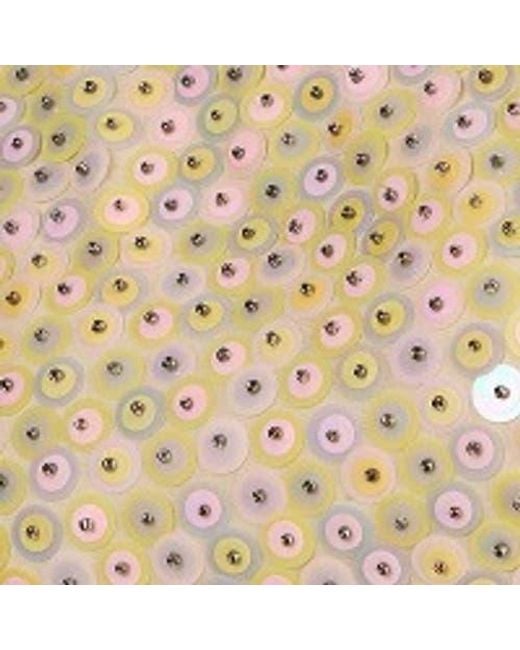 Nasty Gal Natural Studded Sequin Beaded Strap Crop Top