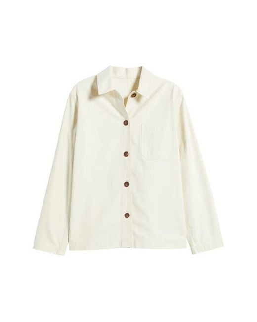 Rag & Bone White Savannah Shirt Jacket