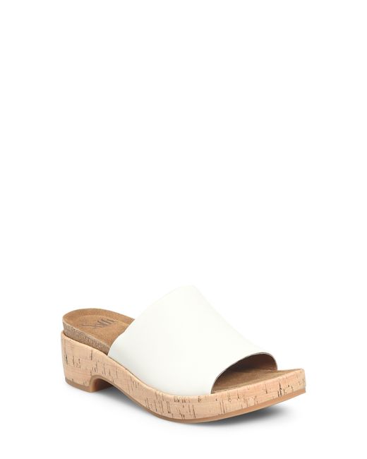 Söfft Natural Cass Platform Slide Sandal