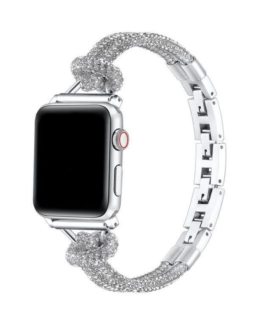 The Posh Tech Serena Pavé Crystal Apple Watch Watchband in