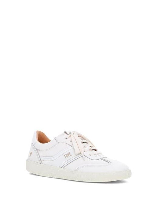 Frye White Milly Low Top Sneaker