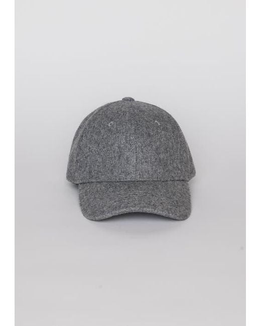 Hat Attack Gray Solid Shetland Cap