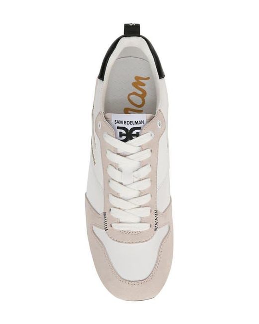 Sam Edelman White Zaria Low Top Sneaker