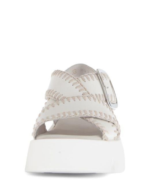 Gabor Metallic Platform Wedge Sandal
