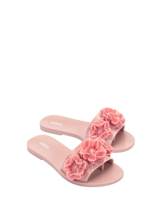 Melissa Pink Babe Springtime Slide Sandal