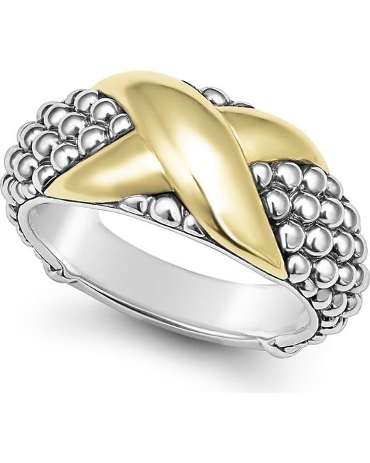 Lagos Metallic Embrace Ring