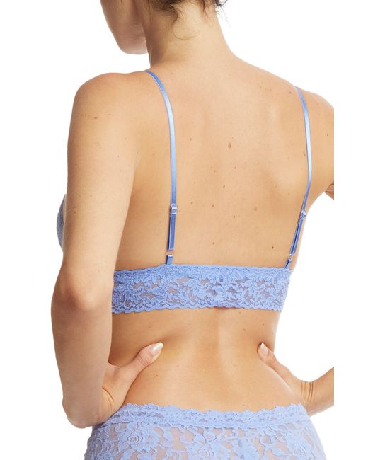 Hanky Panky Signature Lace Padded Bralette in Blue