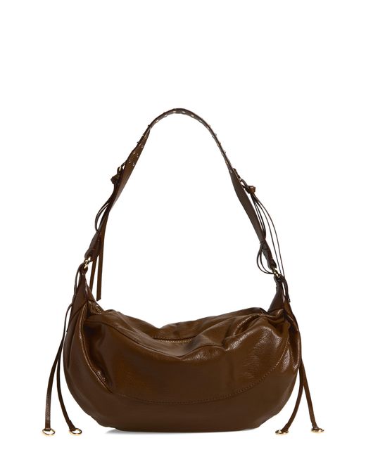 Mango Brown Tin Shoulder Bag