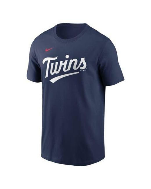 Nike Blue Royce Lewis Minnesota Twins Fuse Name & Number T-Shirt for men