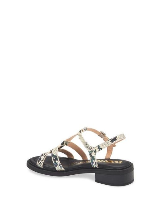 Wonders White Janet Strappy Sandal